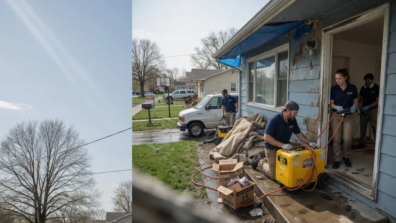 Basement Flood Cleanup in Des Moines, NM near me